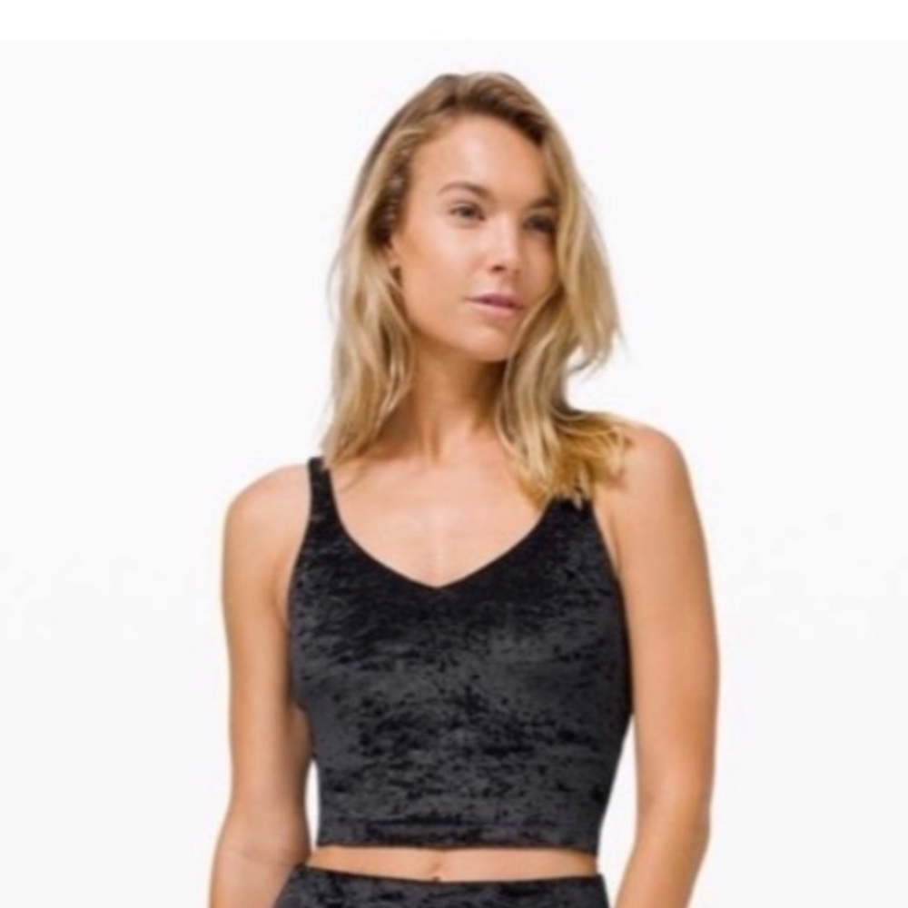 Lululemon align tank crushed velvet black